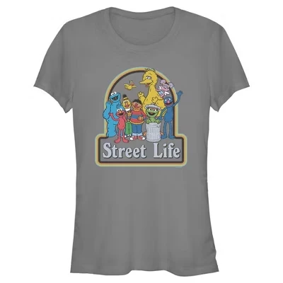 Женская футболка Sesame Street «Друзья навсегда», угольная