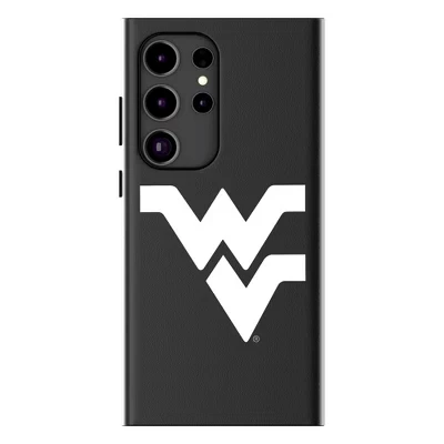 NCAA Big 12 Universities Текстовый фон, совместимый с MagSafe Чехол для мобильного телефона Samsung Galaxy west virginia mountaineers
