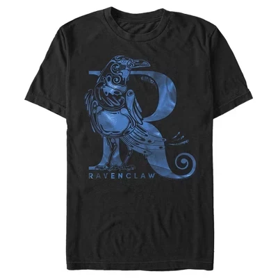 Мужская футболка Harry Potter Ravenclaw R, черная