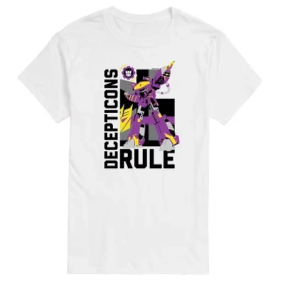 Мужская футболка Transformers Decepticons Rule, белая