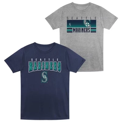 Футболка для маленьких мальчиков Seattle Mariners' 2pk серая