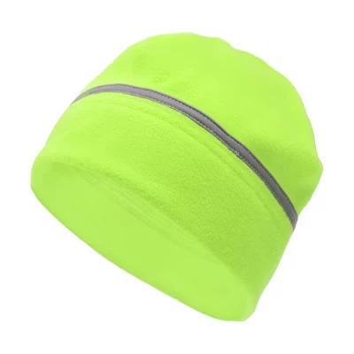Cycling Hat Warm Ear Protection Reflective Hard Hat Liner Polar Fleece 10.63