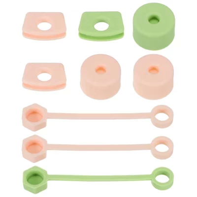 Силиконовые заглушки Unique Bargains 9 шт., разноцветные