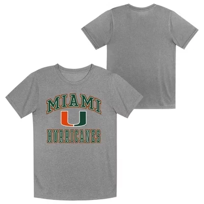 Майами Харрикейнз (Miami Hurricanes) для мальчиков' Серая футболка