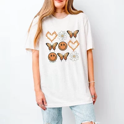 Унисекс-футболка Simply Sage Market Butterfly, овсяная