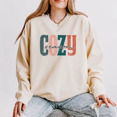 Женский свитшот Simply Sage Market Retro, белый
