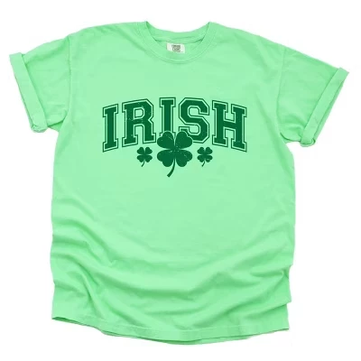 Irish Varsity Outline Arched - Женская одежда, окрашенная футболка с рисунком reef