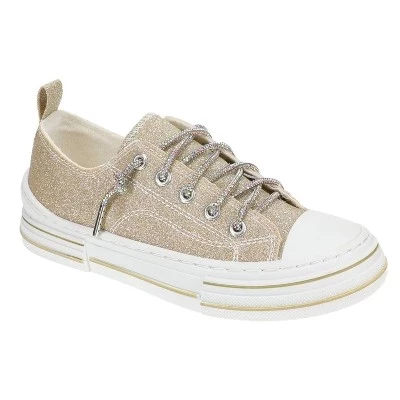Женские кеды Very G Aman Glitter 2 платформенные, золотистые