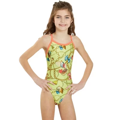 Детский слитный купальник sporti x emma weyant monaco treasures, 22-28