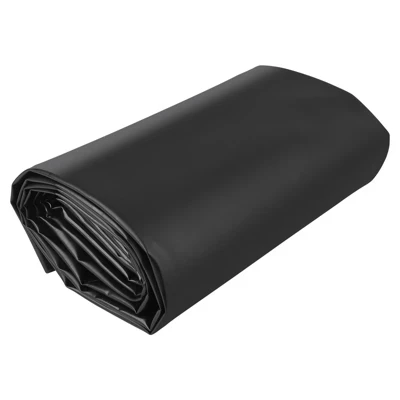 Подкладка для пруда EPDM 15x25 футов, 40-миллиметровая резина, безопасная для рыб, для наружных прудов с Кои, водопадов и ландшафтного дизайна черного цвета