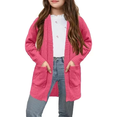 Кардиган для девочек Yesfashion, розовый