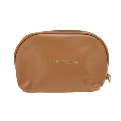 Косметичка Unique Bargains на шнурке, кофейная