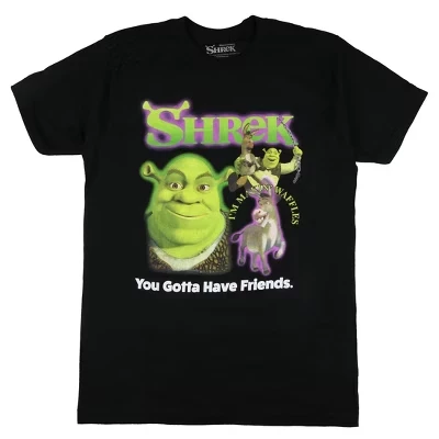 Мужская футболка Seven Times Six Shrek You Gotta Have Friends, черная