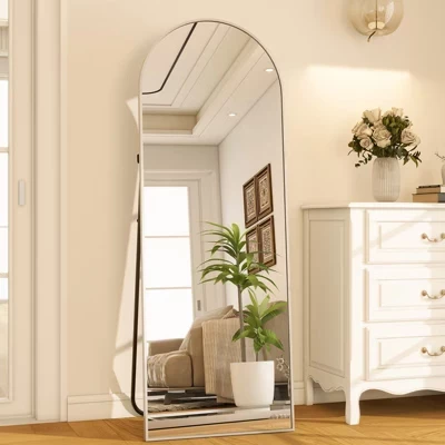 Напольное зеркало BEAUTYPEAK 30×71″, серебристое