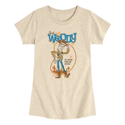 Приталенная футболка с коротким рукавом и рисунком Sheriff Woody birch