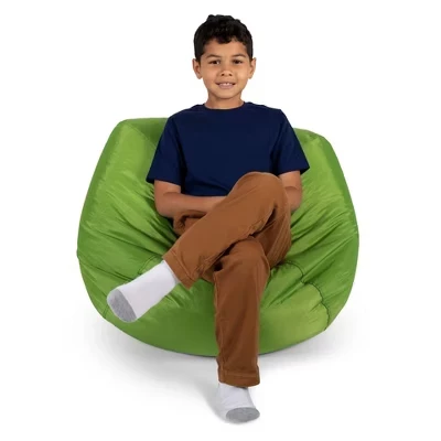 Классический стул-мешок Bean Bag, прочная смесь полиэстера и нейлона, детский пряный лайм