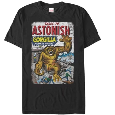 Мужская футболка Marvel Gorgilla Tales Astonish, черная