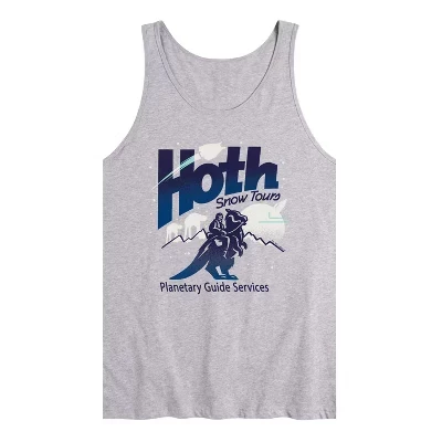 Men's -  - Hoth Snow Tours Graphic Tank Top athletic heather