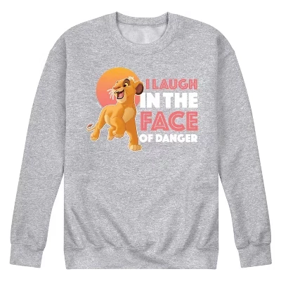 Мужская флисовая толстовка Simba с графическим рисунком athletic heather