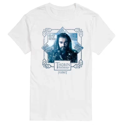 Мужская футболка The Hobbit Торин Дубощит, белая