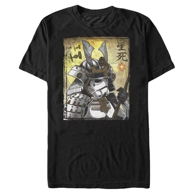 Мужская футболка : A New Hope Samurai Stormtrooper, черная