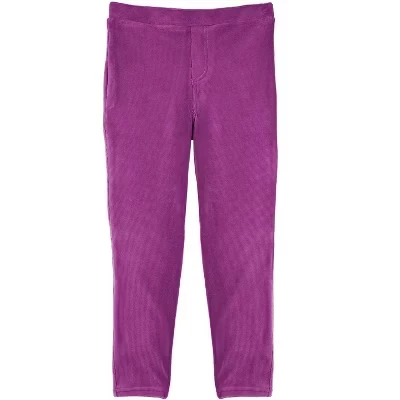 Детские лосины MeMoi Thin Ribbed, фиолетовые