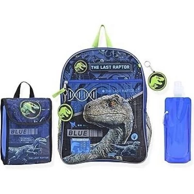 Мальчиковый рюкзак Jurassic World для школы с динозаврами и раптором