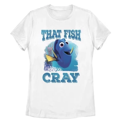 Женская футболка Cray Cray Fish белого цвета