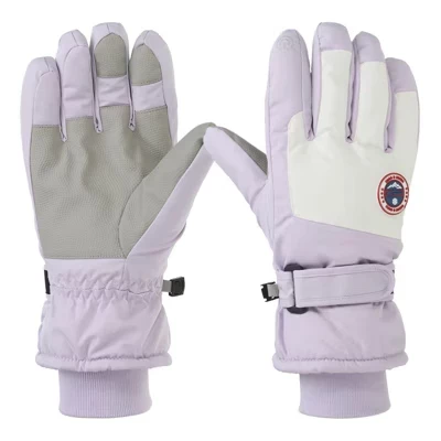 Waterproof Touchscreen Winter Warming Ski Gloves 1 Pair purple