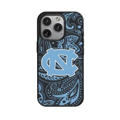Чехол для мобильного телефона NCAA ACC Universities, совместимый с Paisley MagSafe для Apple iPhone, на каблуках из смолы Северной Каролины