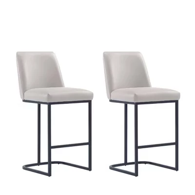 Барные стулья Manhattan Comfort Serena, 2 шт., серые