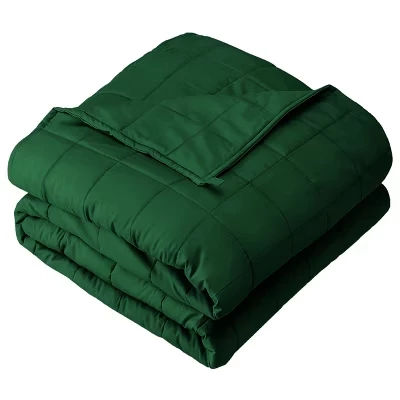 Одеяло-утяжелитель Bare Home 102×152 см 3,2–4,5 кг хлопок, лесной зеленый