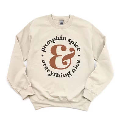 Женская толстовка с рисунком Pumpkin Spice Everything Nice dust