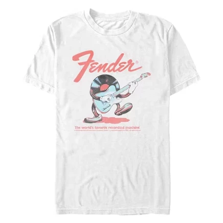 Мужская футболка Fender World's Recording Machine, белая