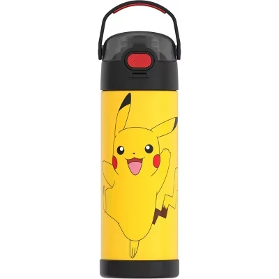 Детская бутылка Thermos FUNtainer 470 мл с ручкой, Pokémon