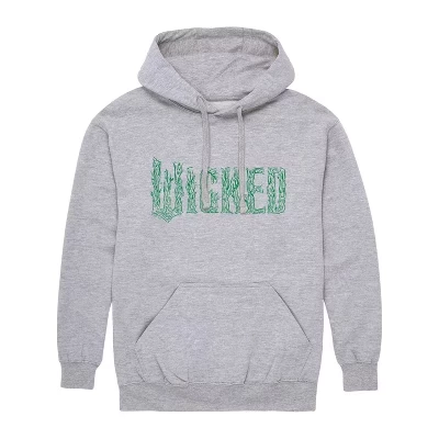 Мужское худи Wicked «Витая ветвь», серое меланжевое