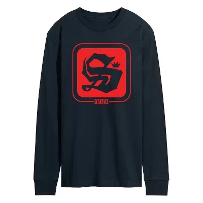 Мужской лонгслив Scarface Logo Symbol, синий