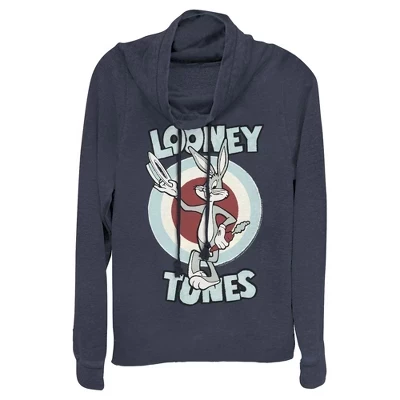 Женский свитшот Looney Tunes Bugs Bunny, синий