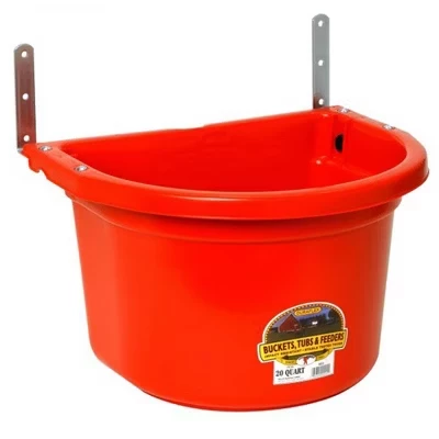 Кормушка навесная Little Giant 19 л пластиковая, красная