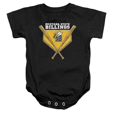 Бейсболка Baby Montana State University Billings с бриллиантами, детский костюм на кнопках, черный