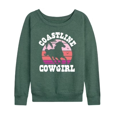 Женский лонгслив Instant Message Cowgirl, можжевеловый