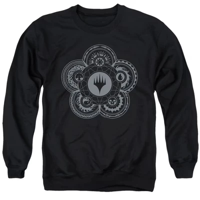 Мужской свитшот Magic the Gathering Icon Glyph, черный