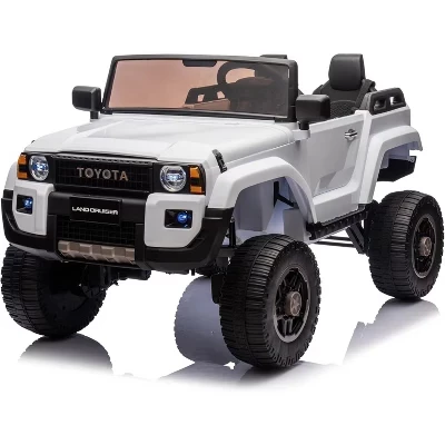 Детский электромобиль DobleePy Land Cruiser, белый