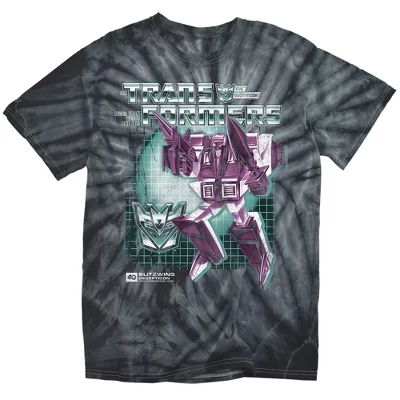Мужская футболка Blitzwing Box Tie Dye с 40-летним юбилеем, черная