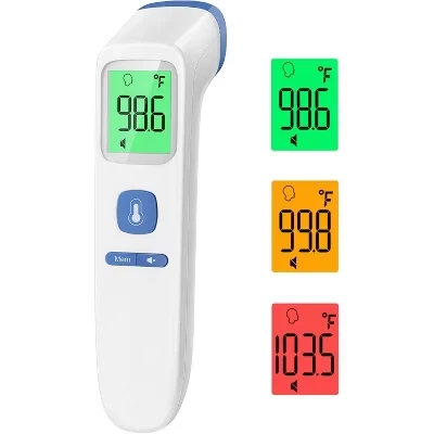 Бесконтактный цифровой термометр 2 в 1 Generic, синий