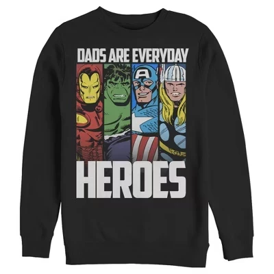 Мужской свитшот Marvel Avengers Everyday Heroes, черный