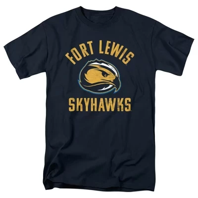 Мужская футболка Fort Lewis College Skyhawks, синяя
