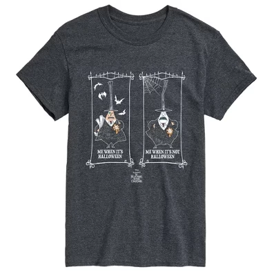 Мужская футболка When It's Halloween с коротким рукавом и графическим рисунком heather charcoal