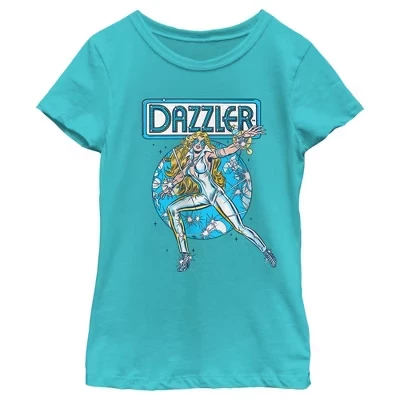 Футболка для девочек Marvel Dazzler, синяя