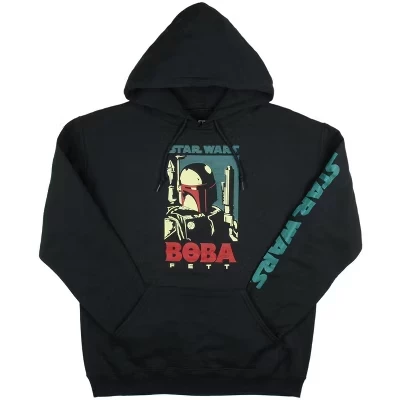 Мужское худи STAR WARS Boba Fett, черное